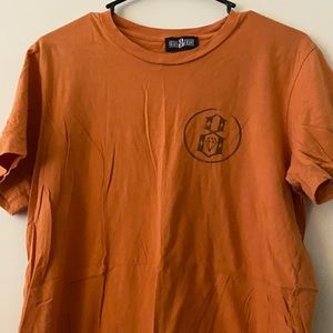 Burnt orange rebel flight t shirt bought from zumiez